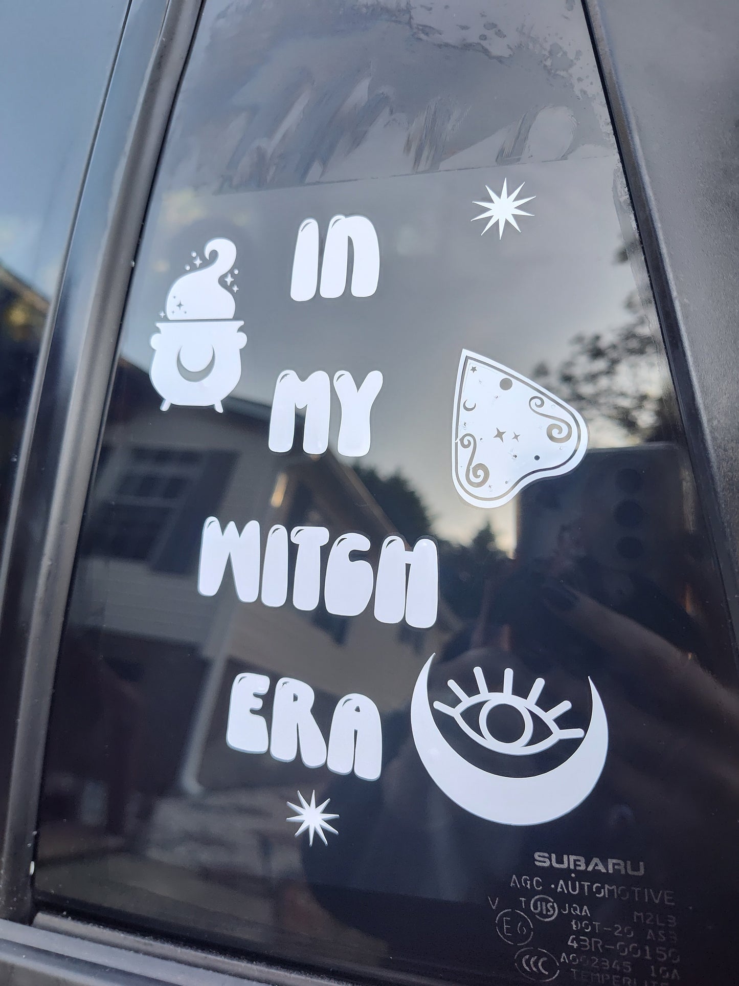 In My Witch Era Decal - Vinyl Car - Waterproof Sticker for Windows, Bumpers Laptops - Durable Weatherproof Goth Car Accessories Wicca Wiccan