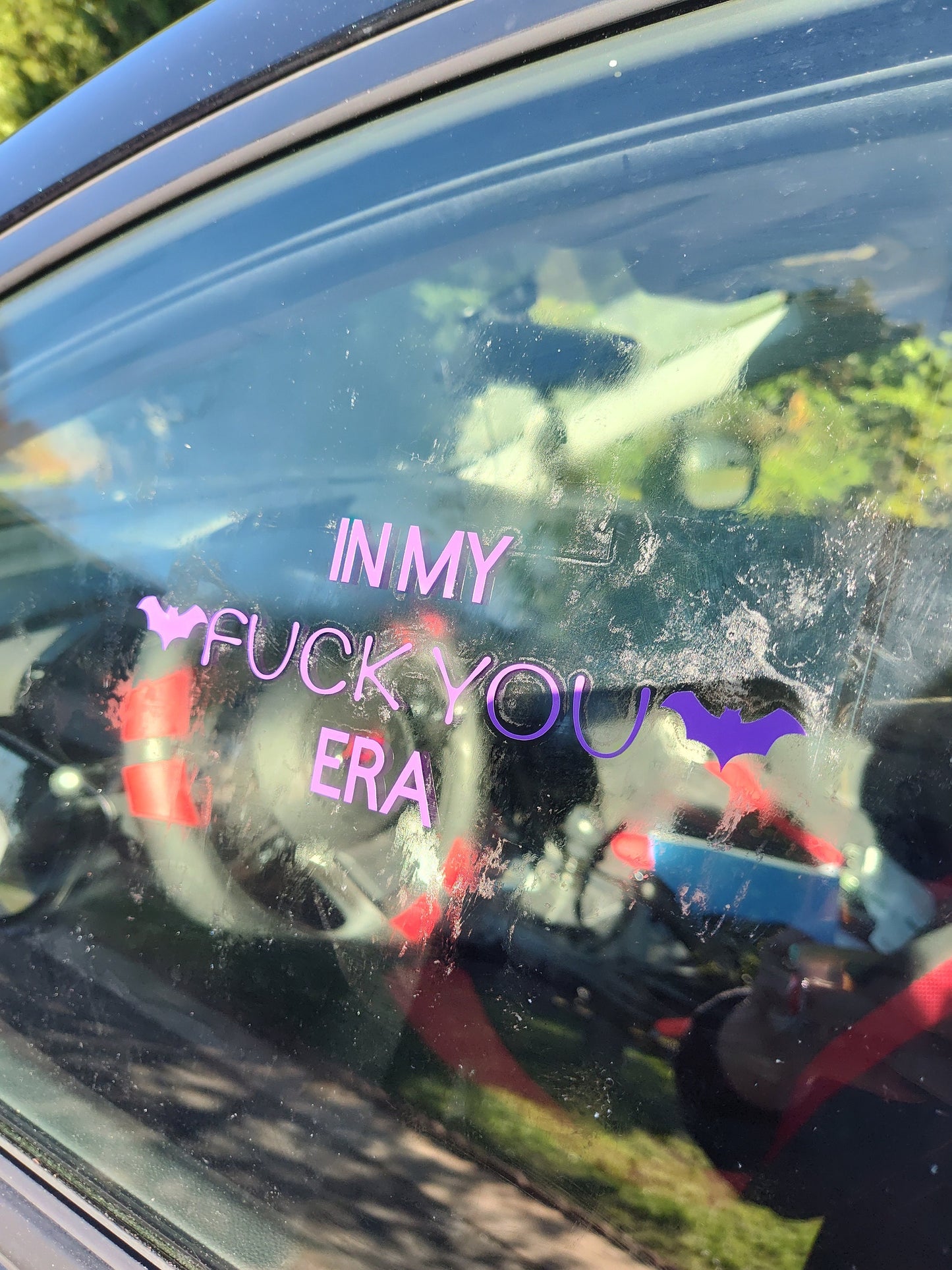 In My Fuck You Era Decal - Vinyl Car - Waterproof Sticker for Windows, Bumpers Laptops - Durable Weatherproof Offensive Sticker